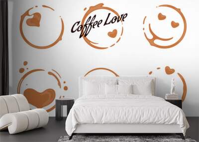 Cofffee stains Wall mural