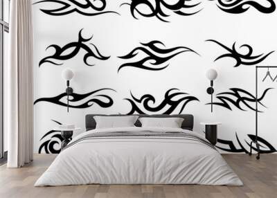 tribal fire symbol design Wall mural