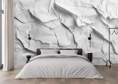 white craft paper texture Wall mural