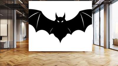 bat silhouette vector illustration Wall mural