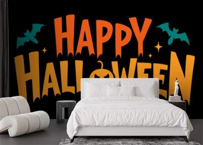 halloween party invitation Wall mural