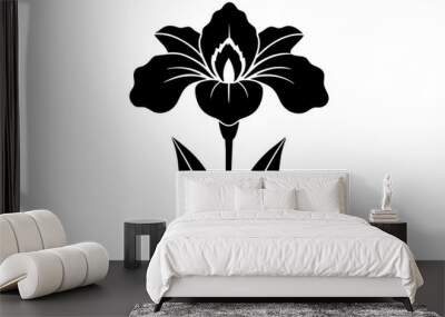 iris flower vector illustration Wall mural