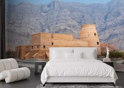 Bukha fort near Khasab in Musandam Oman Wall mural