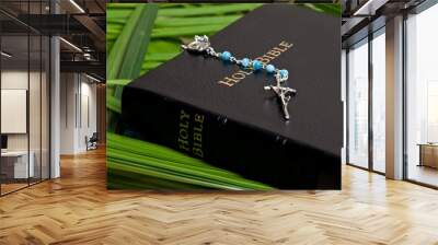 Christianity - Holy Bible And Rosary Wall mural