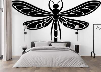 Dragonfly - Minimalist and Flat Logo - Vector illustration Wall mural