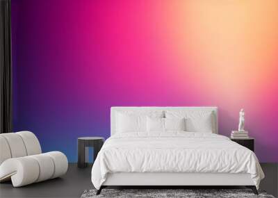 Illustration color gradient blur background and copy space high quality abstract design. Wall mural