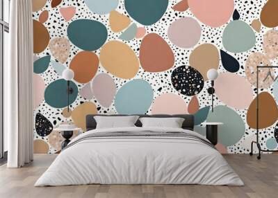 Mosaic Pattern in terrazzo style Wall mural