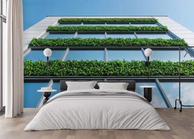 Eco-friendly office building under Wall mural