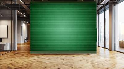 Blank old green computer terminal screen in frame Wall mural