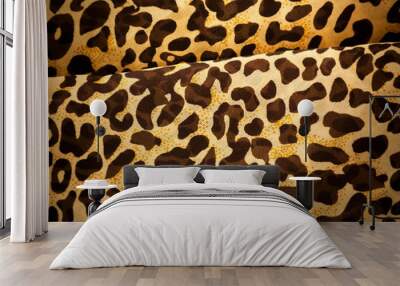 Leopard Textile Background Wall mural