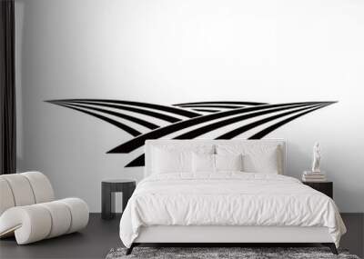 grain field icon Wall mural