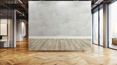 concrete wall 3d rendering Wall mural