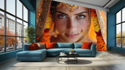 Rajput traditional wedding traditions Capture the various traditional wedding traditions in Rajput weddings Wall mural