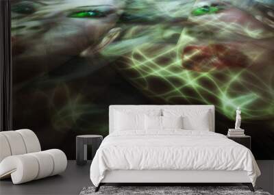 Computer generated image of surreal fairies Wall mural