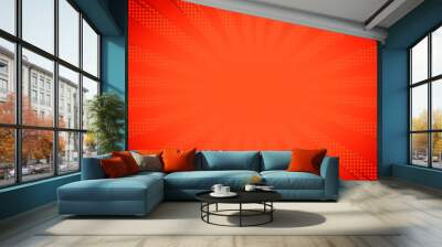 bright and rich background in pop art style Wall mural