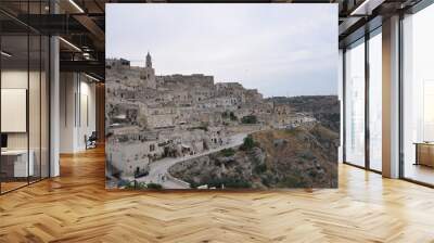 Matera e i suoi sassi Wall mural