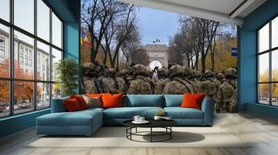 military parade Wall mural