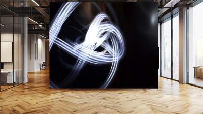 
person drawing with light Wall mural