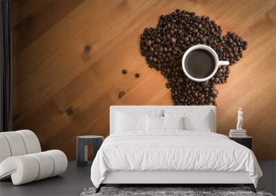 Coffee from South America Wall mural