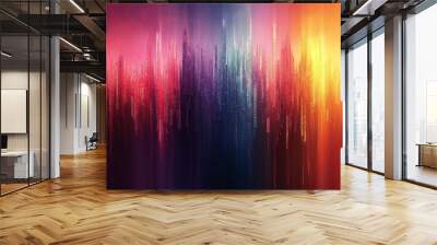 music equalizer wave Wall mural