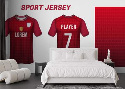 Sport jersey design fabric textile for sublimation	 Wall mural