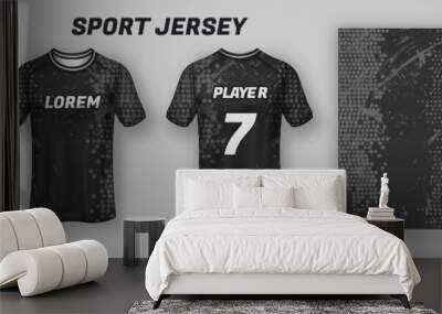 Sport jersey design fabric textile for sublimation Wall mural