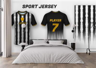 Sport jersey design fabric textile for sublimation Wall mural