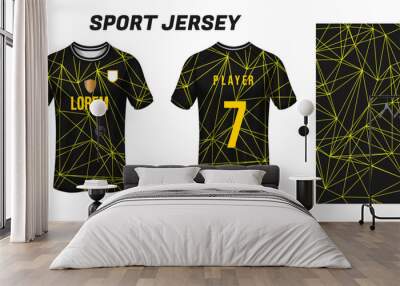 Sport jersey design fabric textile for sublimation Wall mural