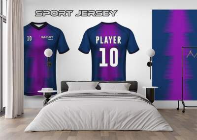 Sport jersey design fabric textile for sublimation Wall mural