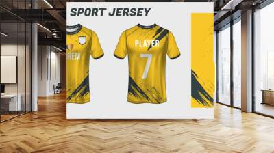 Sport jersey design fabric textile for sublimation Wall mural