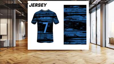 Sport jersey design fabric textile for sublimation Wall mural