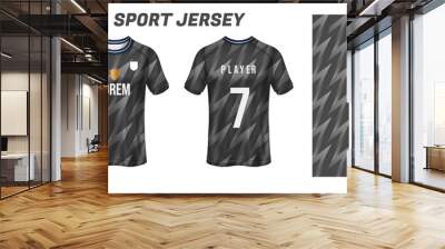 Sport jersey design fabric textile for sublimation	 Wall mural