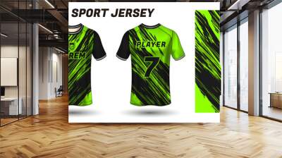 sport jersey design fabric textile template Wall mural