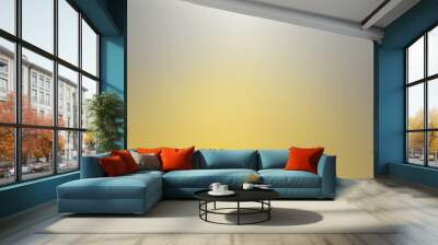 grey to yellow colors grainy gradient smooth transitio background Wall mural