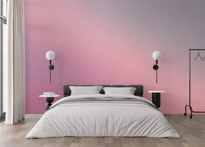 pink to grey colors grainy gradient smooth transition background Wall mural