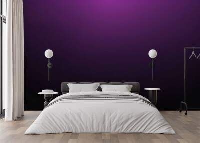 purple to black colors grainy gradient smooth transiti background Wall mural