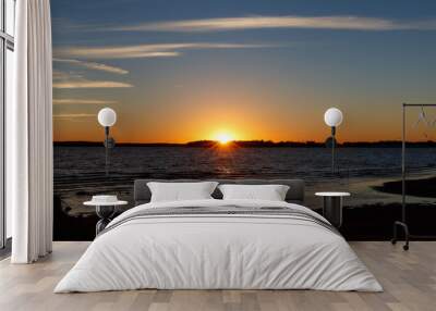 Sunset Wall mural