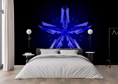 Blue Star Wall mural