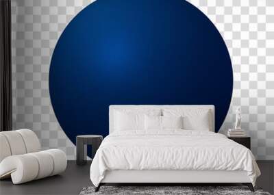 Blue Sphere Ball Wall mural