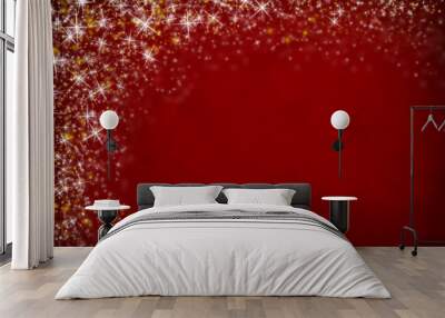 red christmas background texture Wall mural