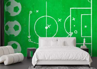 soccer design Wall mural