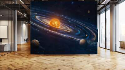 planet in space Wall mural