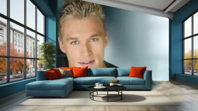 young attractive man Wall mural