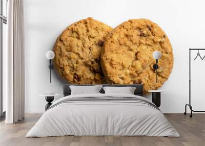 Two Chocolate Chip Cookies Wall mural