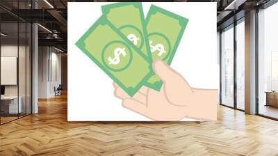 Money Vector Design Illustration Wall mural