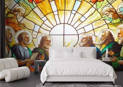 Theology is the study of religious belief from a religious perspective, with a focus on the nature of divinity. An academic discipline, typically in universities and seminaries. Wall mural