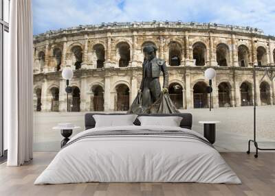 amphitheater in Nimes Wall mural