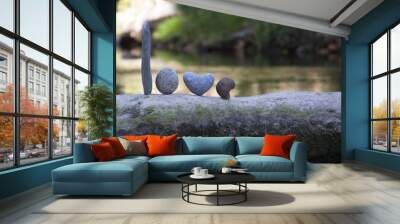 Love stone Wall mural