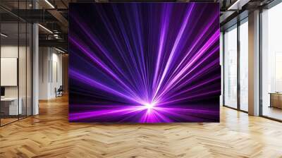 Abstract fractal purple wallpaper illustration/design Wall mural