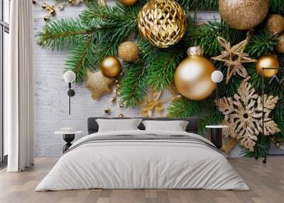 Christmas Vignette Wallpaper Wall mural